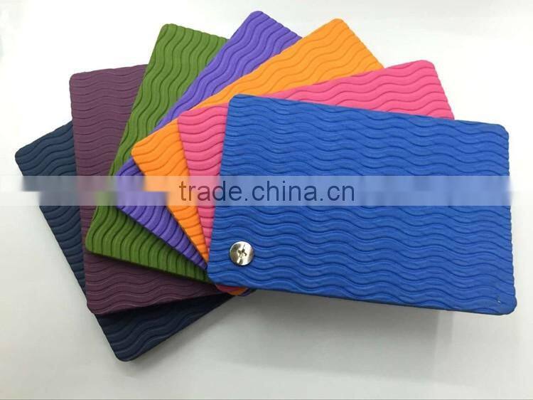 Wholesale ECO double color double layer anti-slip TPE Yoga Mat For Fitness
