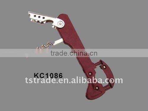 2014 new Stainless Steel Multi function Keychain wine bottle opener W1089C