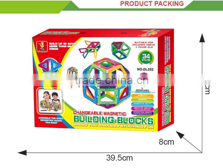 Hot Selling Toys Plastic Magnetic Building Blocks Toys