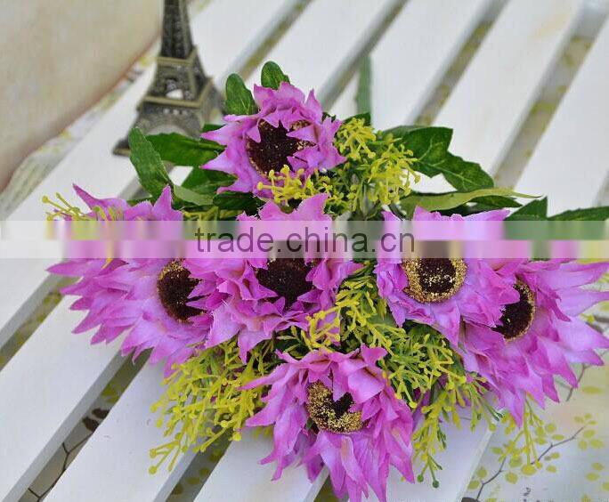 Wholesale artificial flower bouquet of home decoration
