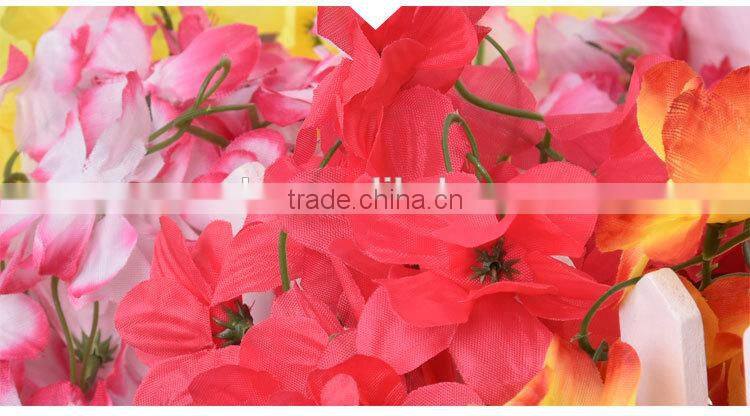artificial hanging vine plant silk leaf garland