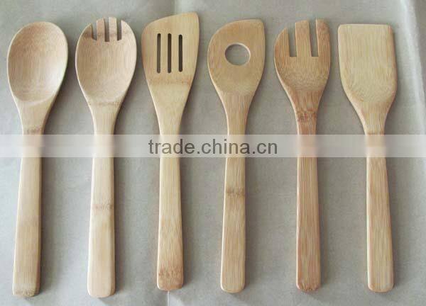 Bamboo kitchen scoops cooking tools