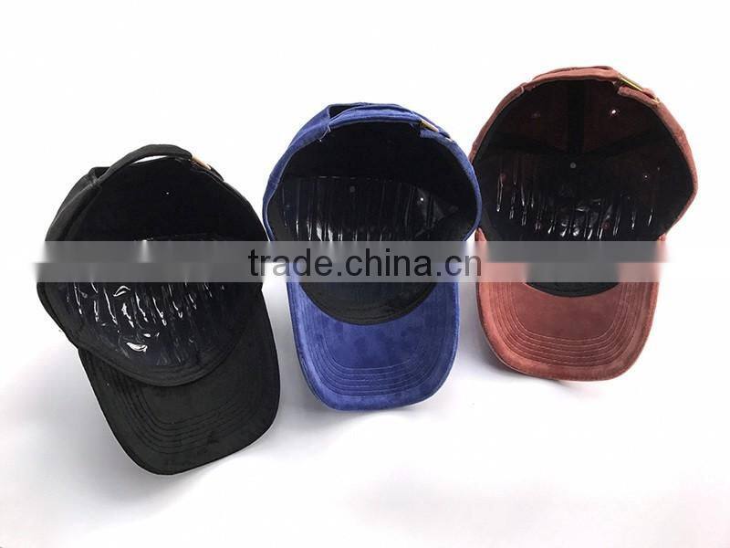 Blank Suede Baseball Cap With Your Own Deisgn