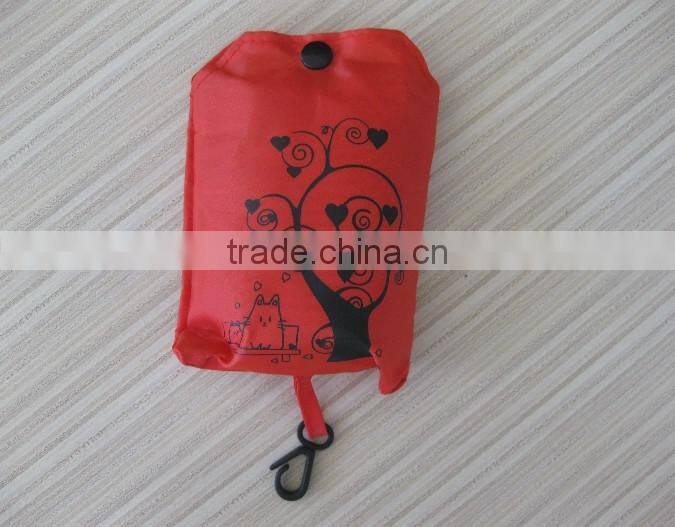 Cute reusalbe new promotional folding shopping bag
