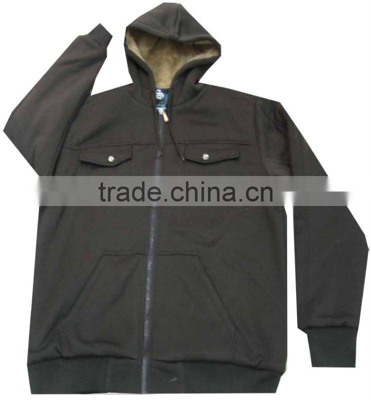 Hot design for men fur coat stock garment