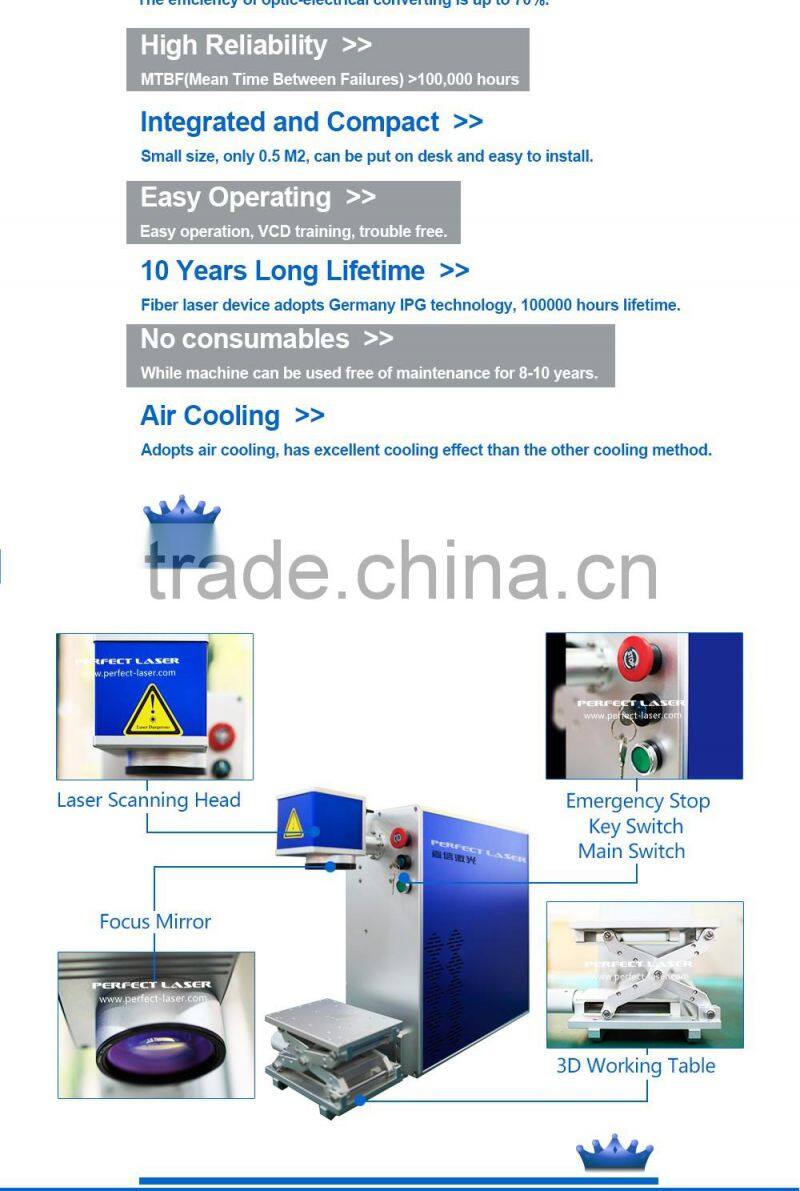 Handle fiber laser marking machine for Dates Packing Laser Marking System