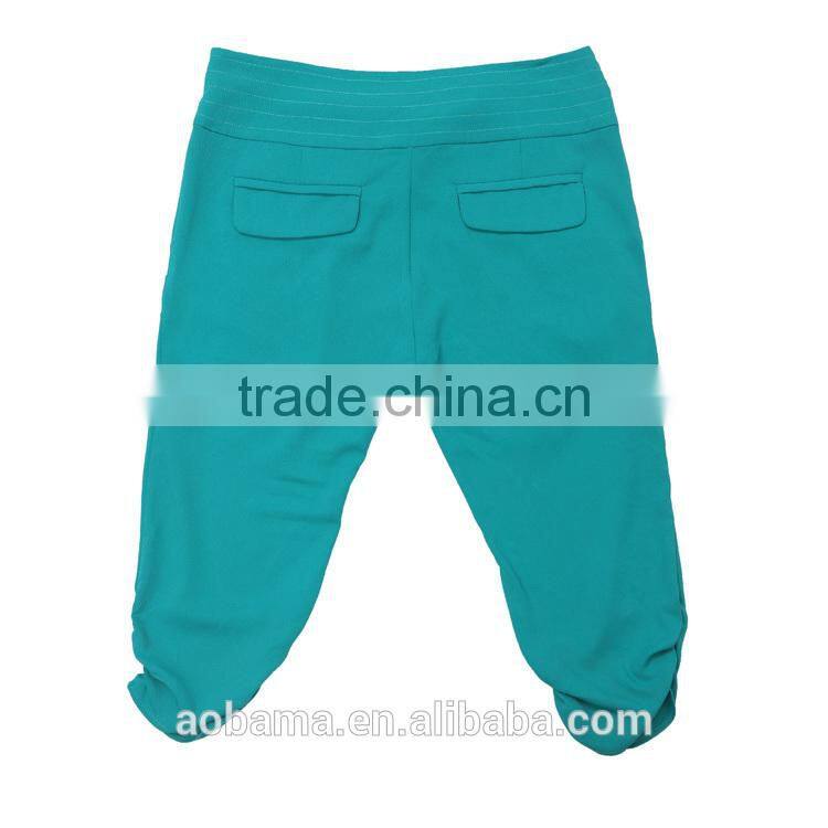 100% Polyester Wholesales Women Summer Elasticated Waist Women Pants