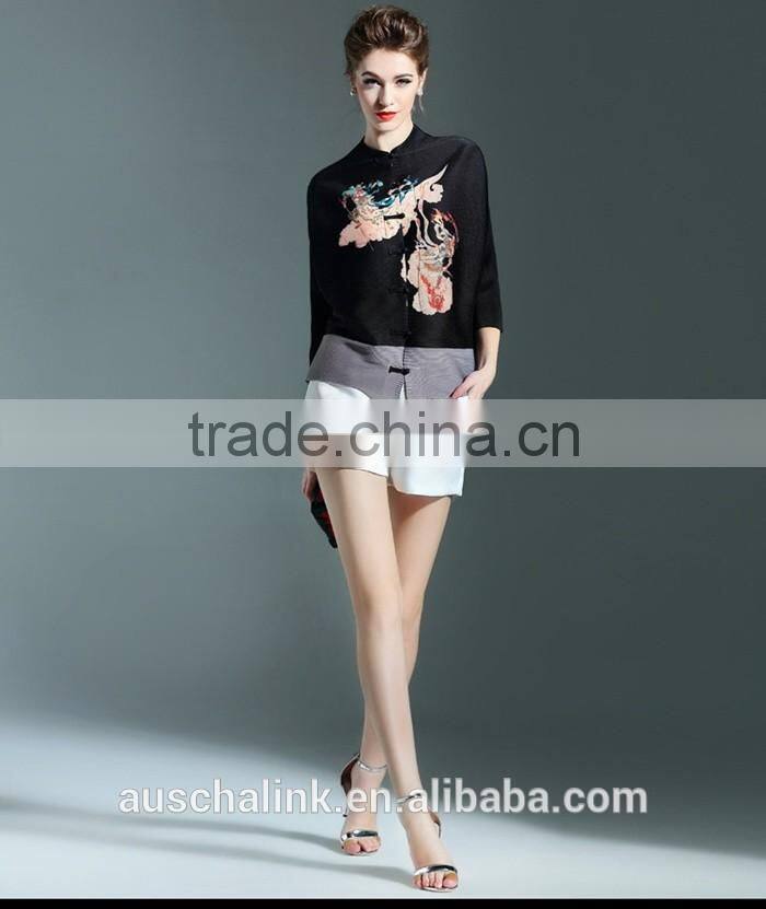 newest chinese stylish popular sexy ladies loose top factory price