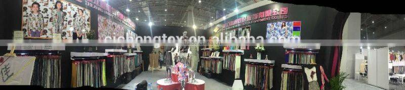 100%poly chiffon print fabric for lady/girls dresses