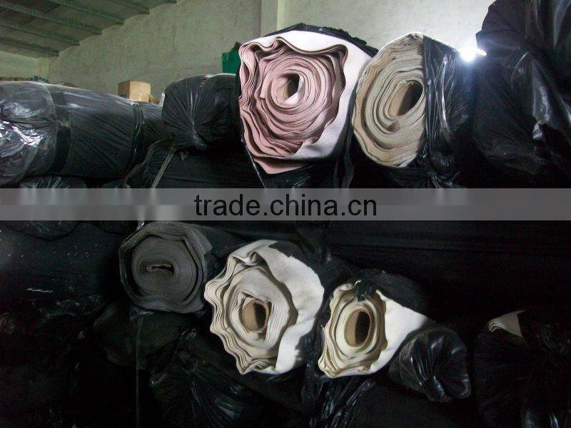 PVC artificial leather stocklots for sofa and furniture usage