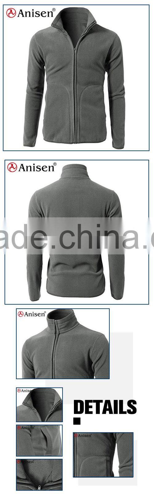 polar fleece outdoor wholesale men's fleece jacket