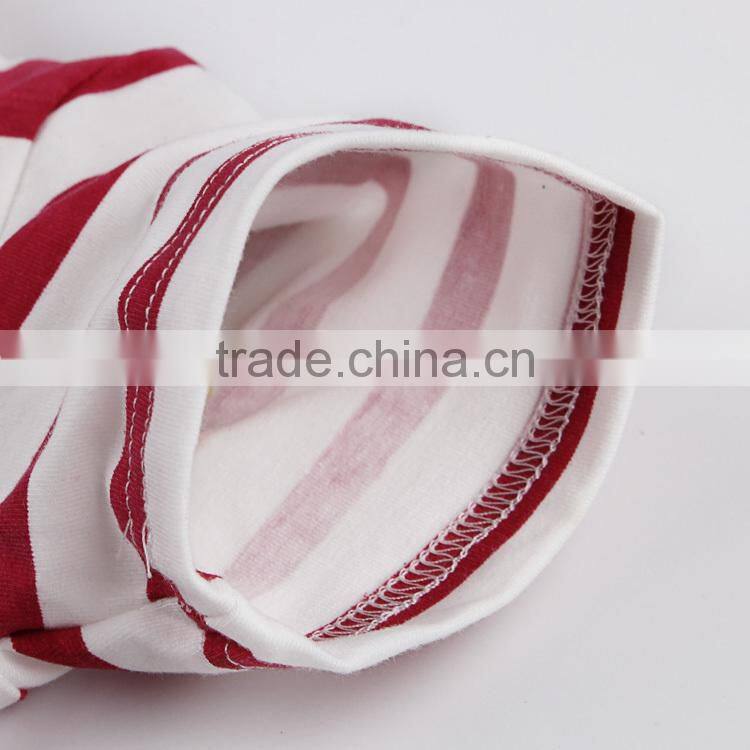 2016 stripe printing t shirt fashion children clothes kid
