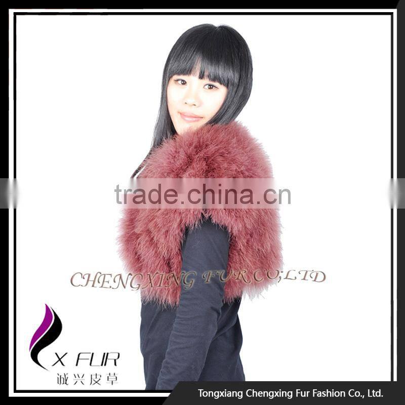 CX-G-B-249A Excellent Turkey Feather Beautiful Women Vest