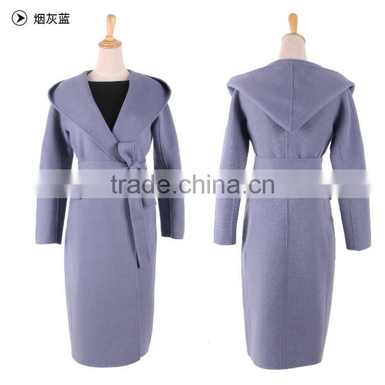 Maxnegio hot women long cashmere coat womens wool cashmere duffel coat