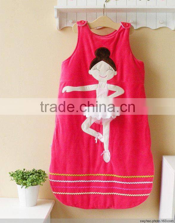 baby clothing cotton embroider sleeping bag