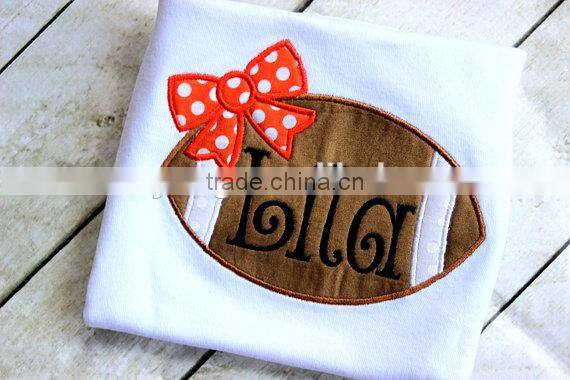 Girls football outfit football fall skirt set orange and black outfit