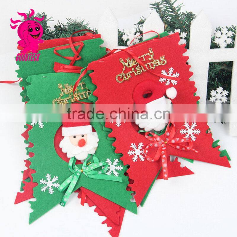 Hot sale 2015 christmas Hanging flag,fashion christmas Hanging flag