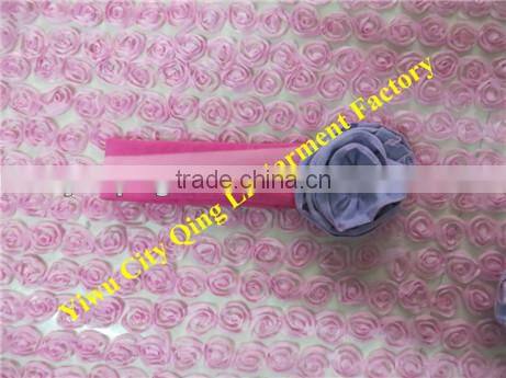 Hot Sale High quality 100% cotton Baby Garment Newborn Baby Girls Elastic Cotton Headbands Kids Soft Flower Head wear