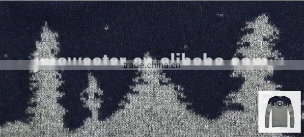 Fashionable Christmas sweater designs for men 100% wool sweaters custom apparel
