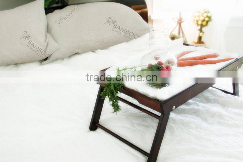 Shredded Memory Foam Pillow with Viscose Rayon Cover derived from Bamboo