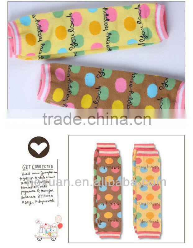 Color Knit Leg Warmers for Baby in Stock