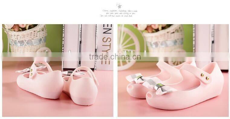 ribbon knot new style mini melissa shoes
