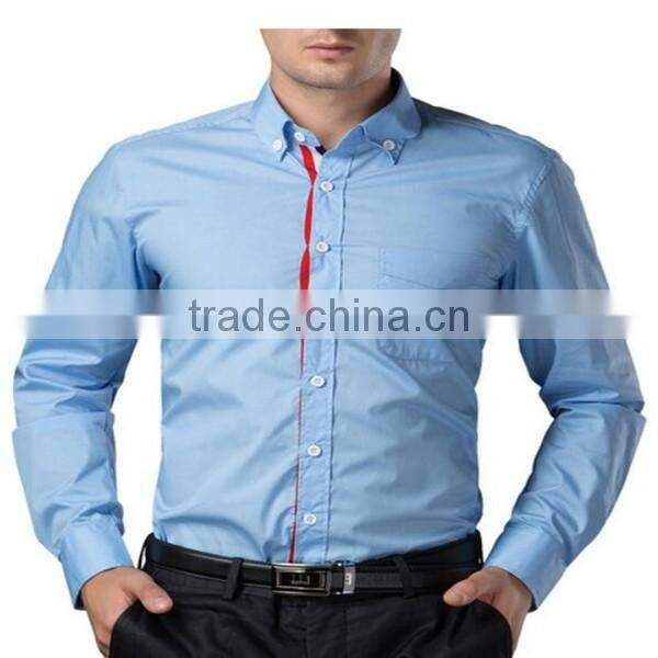2016 new wholesale Stylish Long Sleeve cotton custom mens casual dress shirts