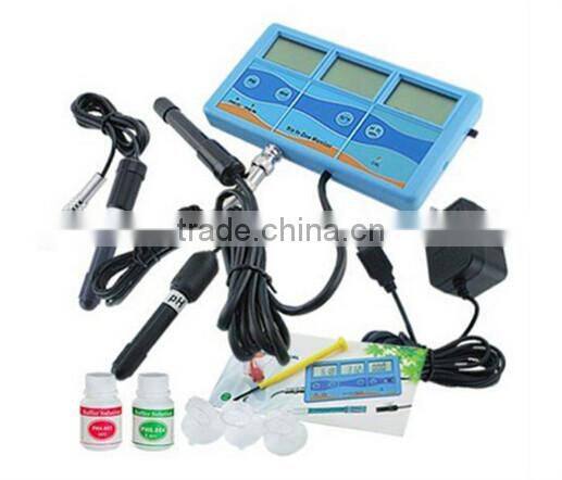 PHT-027 6in1 Multifunctional Water Quality Monitor pH/EC/TDS/CF/mV/Temp.Monitor,ATC,