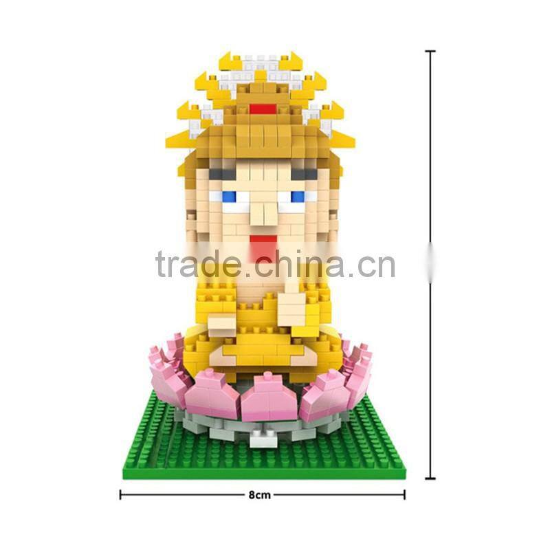 100% Safety Plastic Diy Assembly Building Blocks for Kids