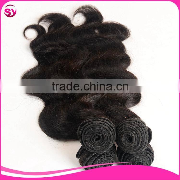 Black Rose Natural Color Body Wave Raw Cambodian Hair Bundles
