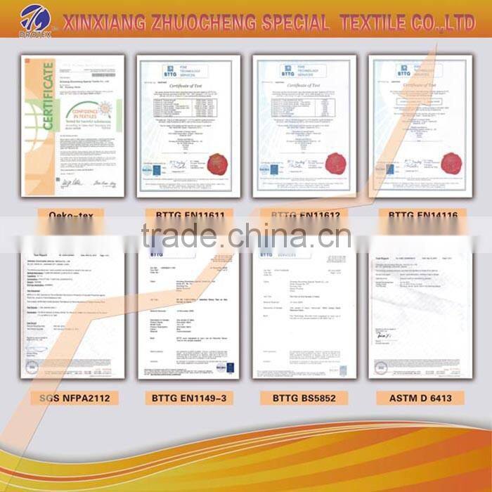 Xinxiang DROTEX 75%Cotton 24%Polyester 1% Antistatic 350GSM Fire Resistant Cloth