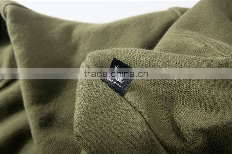Wholesale zip up neck button hoodie manufacturer