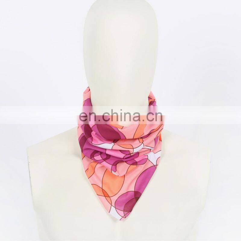 Wholesale factory price custom 100% polyester microfiber tube headwear