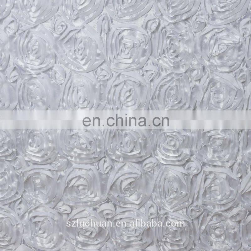 Fashion Design Polyester Satin Suzhou Decoration Wedding Table Skirt