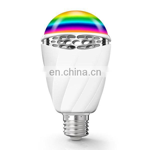 2017 new arrival colorful LED voice control bulb,energy saving speech recognize bulb