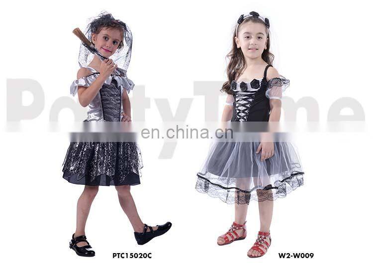 wholesale ghost bride cosplay dresses children halloween carnival costume for kids