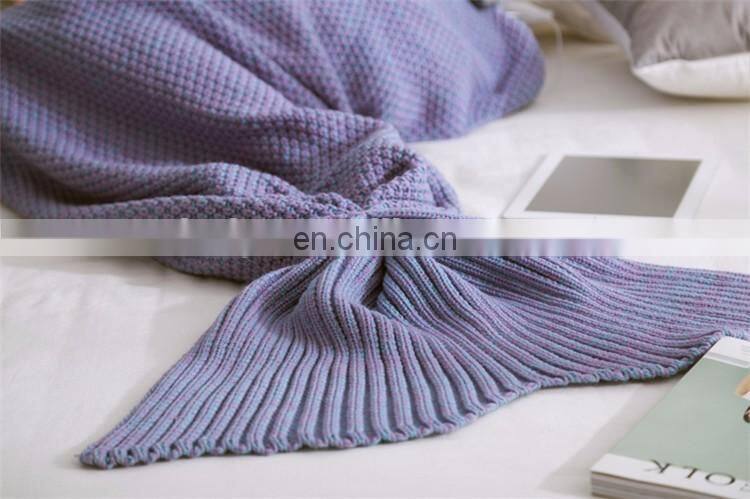 Manufactory walmart alibaba textile stock wholesale mermaid tail blankets warm winter blanket