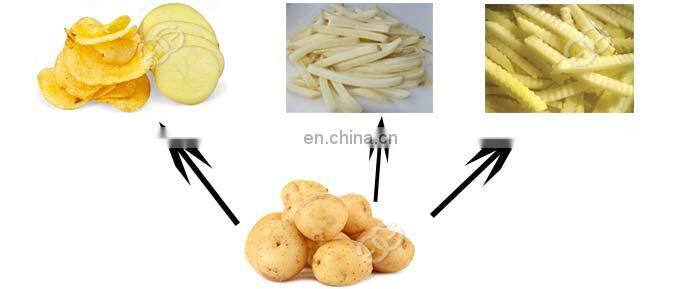 Factory French Fries Making Equipment Potato Flakes Processing Machine Small Scale Potato Chips Production Line