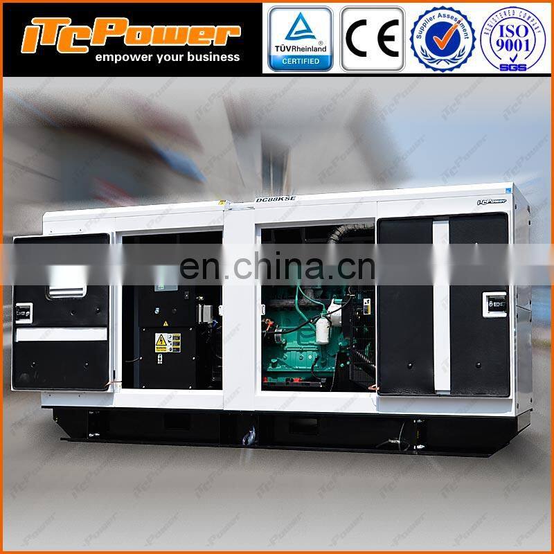 200KW/250Kva 400/230V 50Hz three phase water cooling silence diesel generator