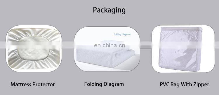 OEM Tex-Cel Changshu Hypoallergenic Waterproof Mattress Protector with Knitted Jersey Fabric