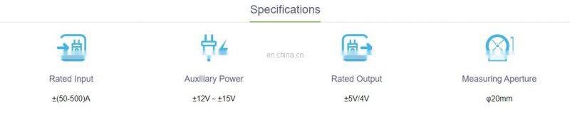 Acrel AHKC-EKB 0-200-1000A signal isolator transmitter hall effect current sensor