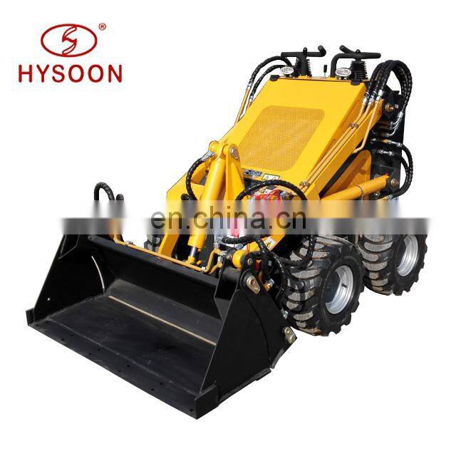 CE Approved petrol engine HY380 track skid steer small loader price