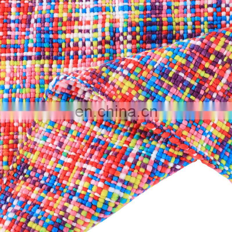 China Cheap Price Tropical Style Multi-Color Rainbow Throw Blanket 63" X 49"