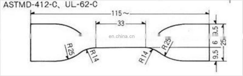 KS-5010 ASTMD-412 C Rubber Dumbbell Die Cutter