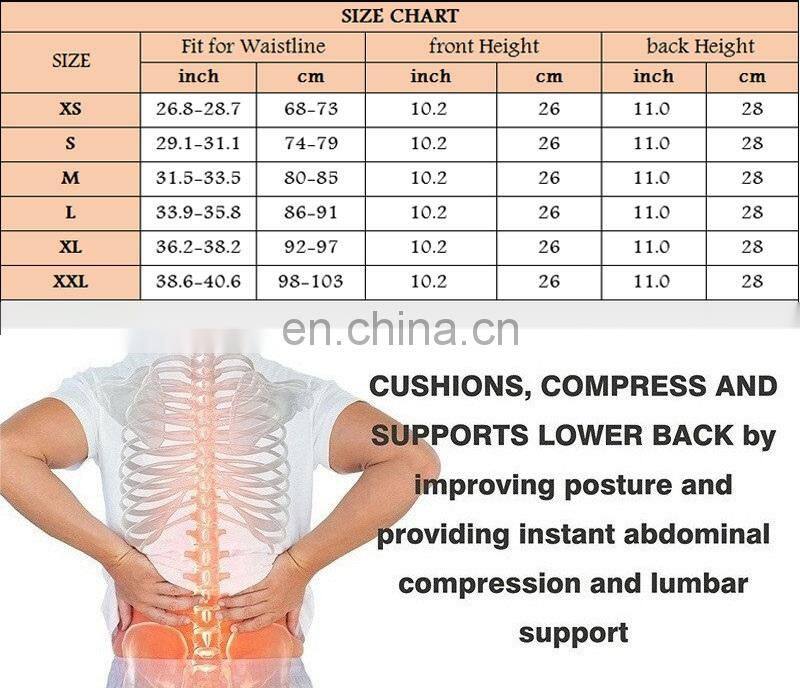 Waist Trainer Slimming Body Shaper for Men Weight Loss Sports Top Neoprene Sauna Belt Shapewear Corset