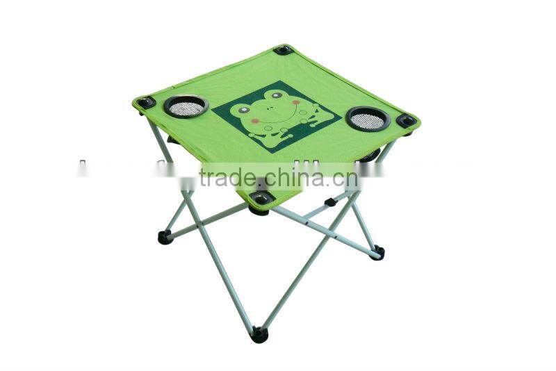 Children foldable table with animal characters design