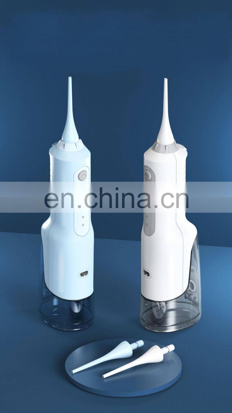 NEW ITEM OEM Portable Traveler Handle Cordless Freedom Electric Dental Oral Irrigator 170ml Tooth Water Flosser Soft Waterproof