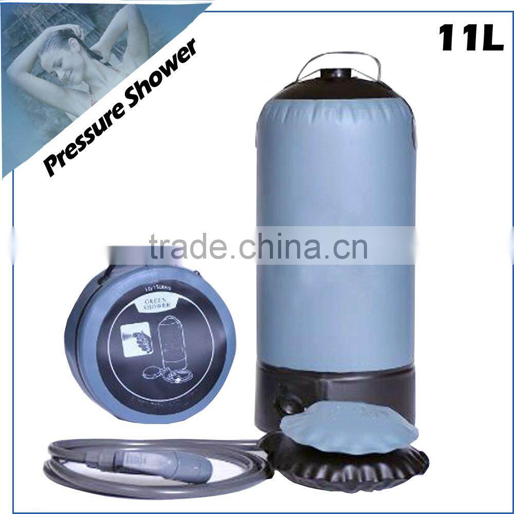 (74674) new design hot sales patent portable solar outdoor camping pressure shower