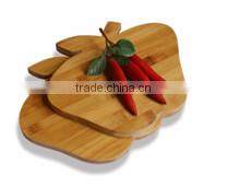 new design square shape bamboo cutting board