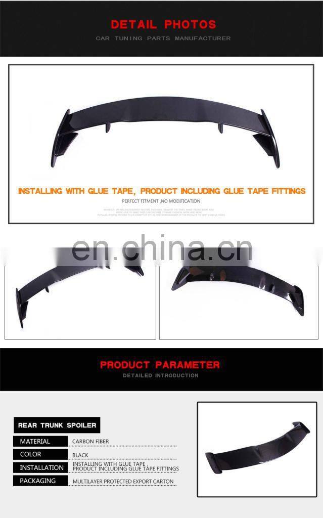 Carbon Fiber Roof Spoiler for Mercedes Benz A-Class W177 A250 A220 Hatchback 4-Door 2019-2020